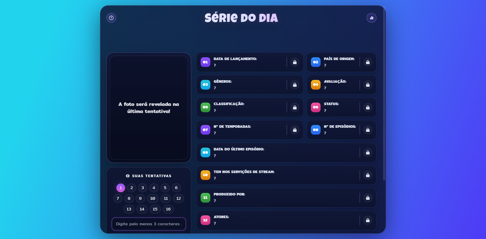Série Do Dia